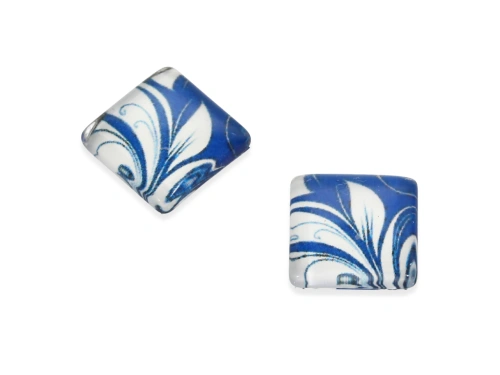 Kaboszon szklany 12x12mm model 243 [1szt.]