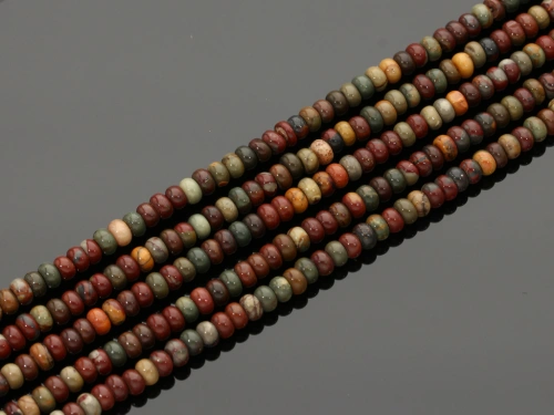 Jaspis picasso oponka ok.4,5x2,8mm [~39cm]