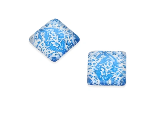 Kaboszon szklany 12x12mm model 225 [1szt.]