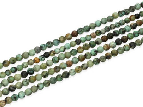 Turkus afrykański (jaspis) kulka ok.4mm [~19cm]