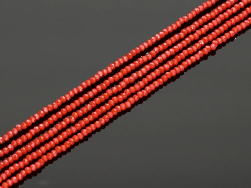 Kryształki kol. koralowy SP ok.2,5x2mm [~31cm]