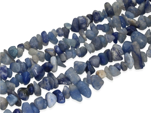 Awenturyn niebieski sieczka ok.5x8mm [~19cm]