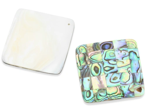 Muszla abalone "romb" 46 x 46 mm [1szt.]