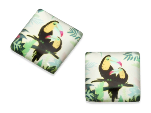 Kaboszon szklany 20 x 20 mm [1szt.]