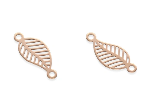 Łącznik "listek" 15,5 x 6,5 mm AG-925 [1szt.]