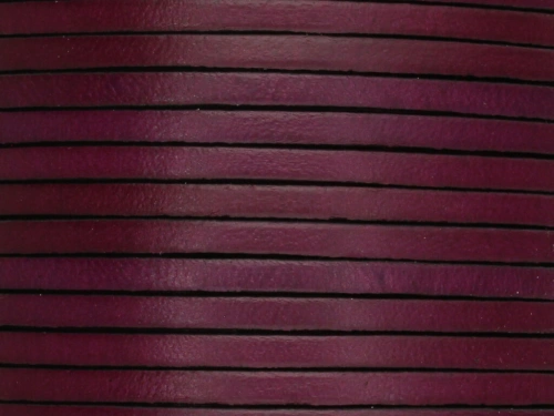 Rzemień naturalny płaski 3x1,8mm śliwkowy [20cm]