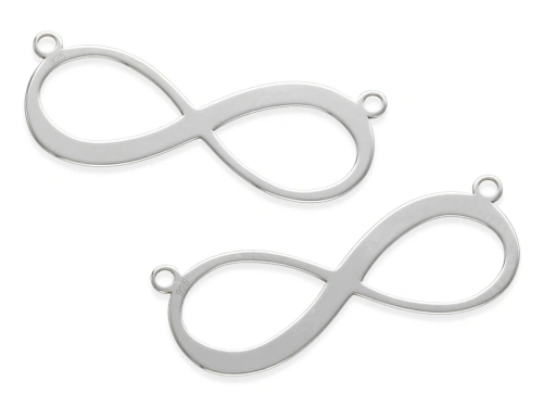 Łącznik "nieskończoność" 26 x 10 mm AG-925 [1szt.]