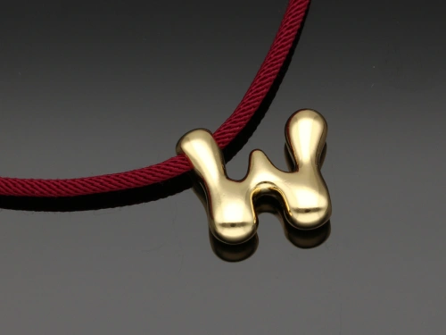 Zawieszka literka W 21,5x25,5mm [1szt.]