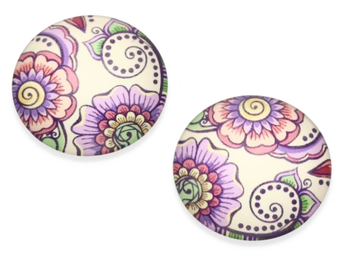 Kaboszon szklany 25 mm [1szt.]