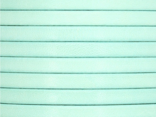 Rzemień naturalny płaski 5x1,8mm błękit pastelowy [20cm]