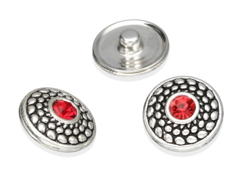 Napa ozdobna z kryształkiem 18mm [1szt.]