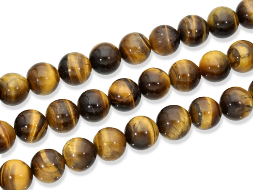 Tygrysie oko kulka ok.10,3mm [~19cm]