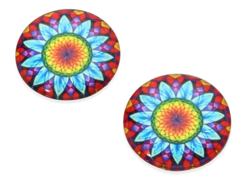 Kaboszon szklany 25 mm [1szt.]