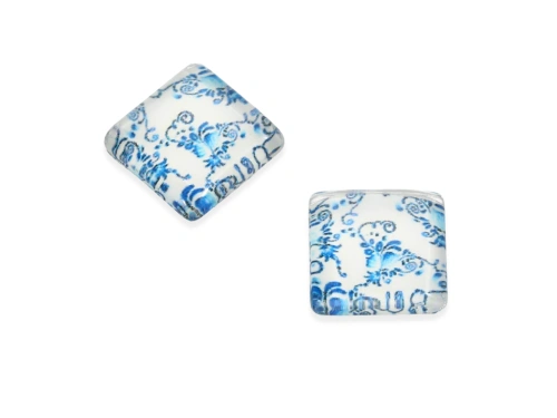 Kaboszon szklany 12x12mm model 223 [1szt.]