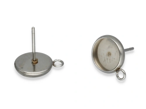 Sztyft z podwieszką pod kaboszon 8 mm [2szt.]