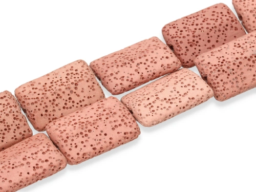 Lawa wulkaniczna prostokąt ok.28x19mm [~19cm]