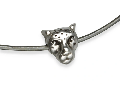 Przekładka głowa lamparta  10x9x7,5mm [1szt.]