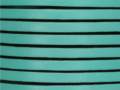 Rzemień naturalny płaski 5x1,8mm miętowy [20cm]