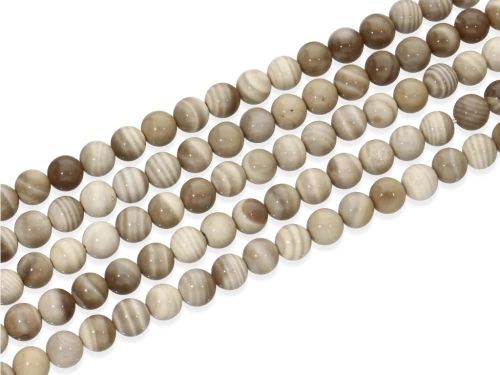 Krzemień pasiasty "kulka" 6,5 mm [~18cm]