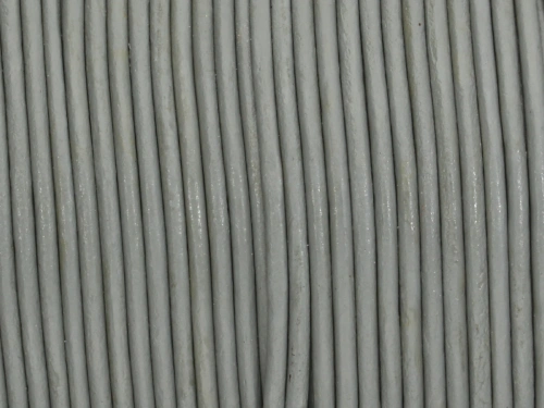 Rzemień naturalny okrągły szary 1,5mm [1m]