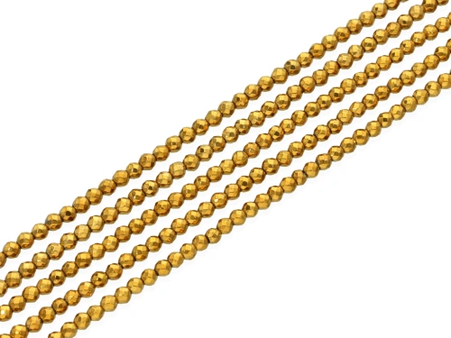 Hematyt kulka fasetowana ok.4mm [~39cm]