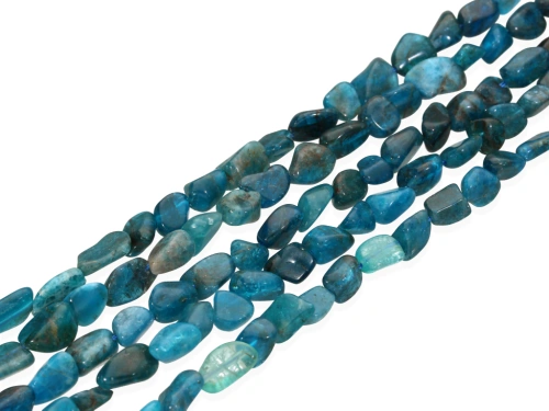 Apatyt bryłka ~4x6/6x8mm [~40cm]