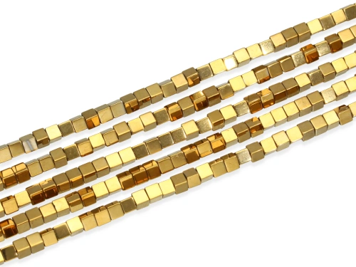 Hematyt kostka ok.3x3mm [~39cm]