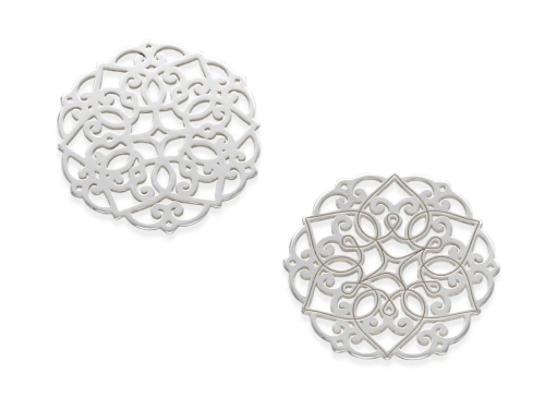 Zawieszka ażurowa "rozeta" 15,5 x 15,5 mm AG-925 [1szt.]