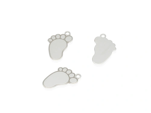 Zawieszka "stopa" 17x11mm AG-925 [1szt.]