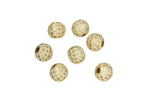 Przekładka z cyrkoniami 8mm [1szt.]