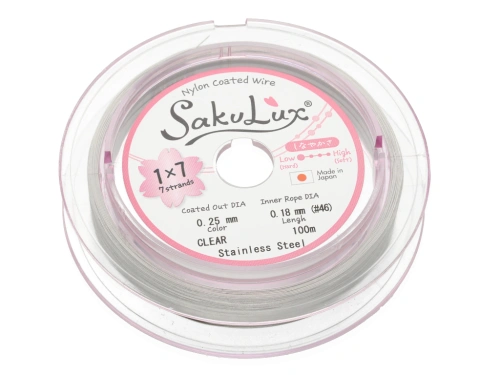 Linka SakuLux 0,25mm Clear [100m]