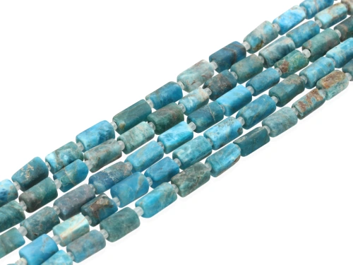 Apatyt mat walec ciosany ok.7x12mm [~38cm]