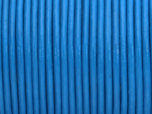Rzemień naturalny okrągły niebieski 2,0mm [1m]