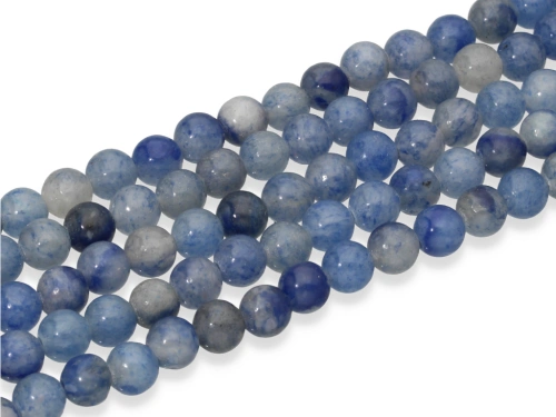 Awenturyn niebieski kulka ok.6,8mm [~38cm]