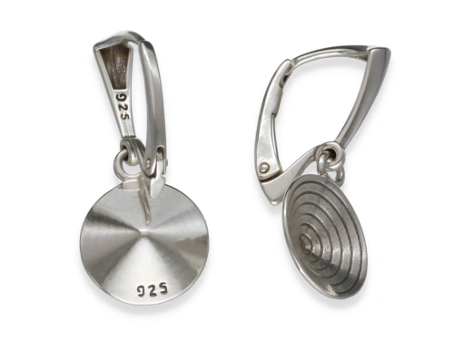 Bigle zamknięte pod rivoli 12 mm AG-925 [para]