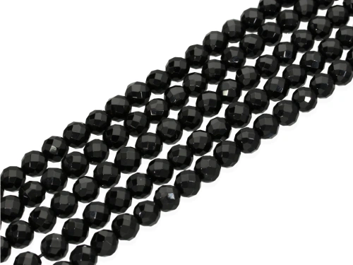 Onyks kulka fasetowana ok.8mm [~40cm]