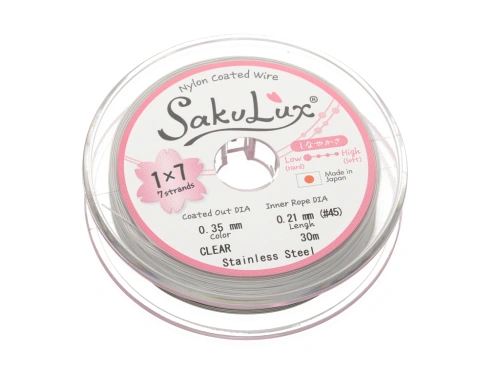 Linka SakuLux 0,35mm Clear [30m]