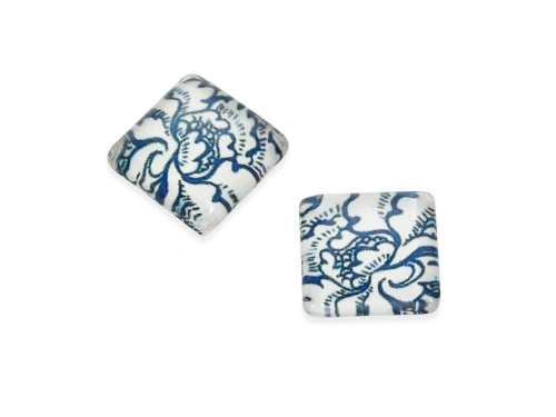 Kaboszon szklany 12x12mm model 215 [1szt.]