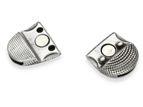 Zapięcie magnesowe owalne "african dot art" 10x2mm [1szt.]