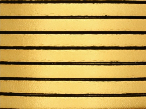 Rzemień naturalny płaski 5x1,8mm złoty [20cm]