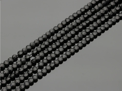 Onyks pastylka fasetowana ok.4,3mm [~39cm]