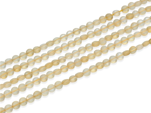 Cytryn moneta fasetowana ok.4x2,5mm [~19cm]