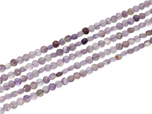 Ametyst moneta fasetowana ok.4mm [~39cm]