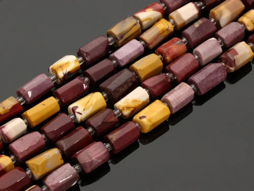 Mokait walec ciosany ok.7x12mm [~39cm]