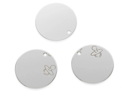 Zawieszka "smoczek" 16 mm AG-925 [1szt.]