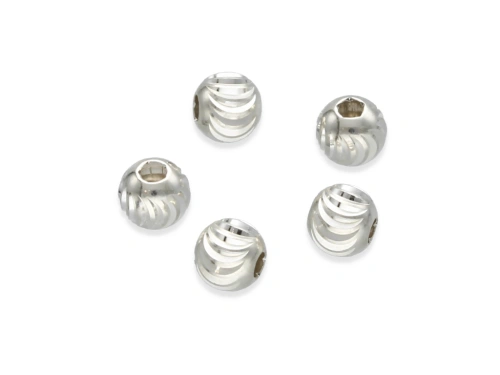 Kulka "księżycowa" 4 mm AG-925 [1szt.]