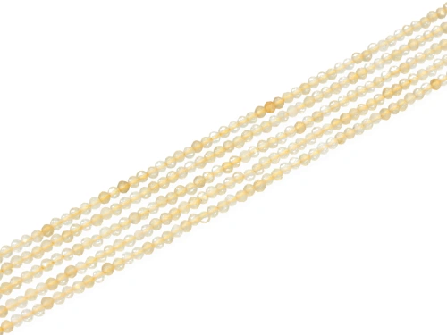 Cytryn kulka fasetowana ok.2,4mm [~39cm]