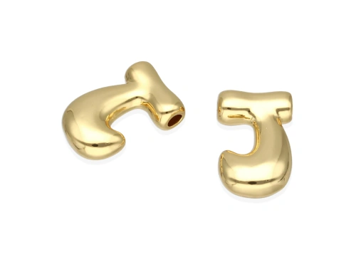 Zawieszka literka J 22,5x14mm [1szt.]