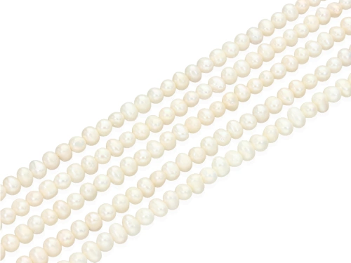 Perła słodkowodna "potato" ~ 4-5mm [~37cm]