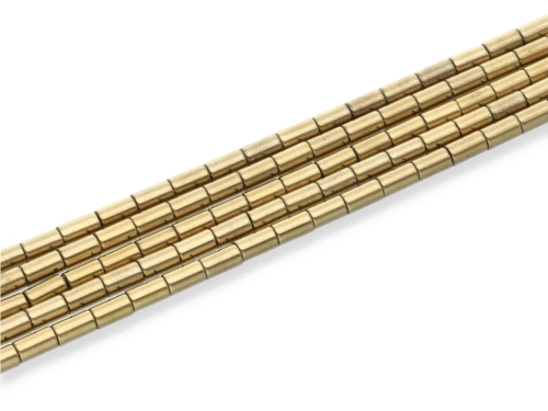 Hematyt rurka ok.2x4mm [~40cm]